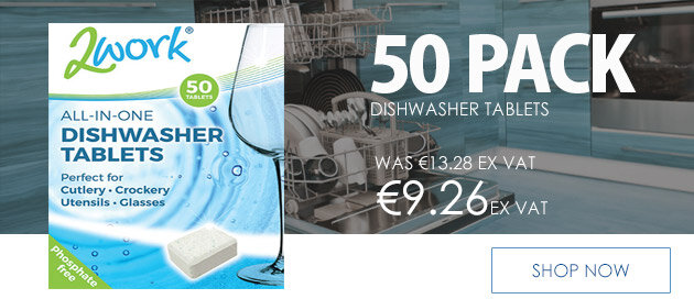 2Work All in One Dishwasher Tablets Pack of 50 2WORKDT50