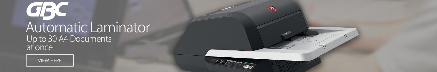 GBC Foton 30 Automatic A4 & A3 Laminator - Up to 30 x A4 Documents At Once - Instant Warm Up - Handle Media Up To 250gsm