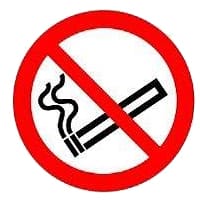 No Smoking Signs
