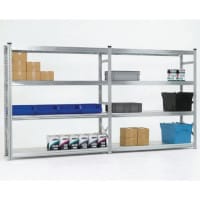 image for Zinc Plated Boltless Steel Longspan Shelving
