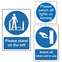 image for General Mandatory Signs