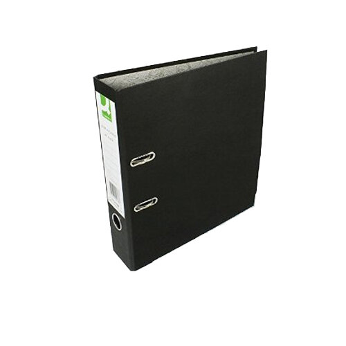 Q-Connect Black Foolscap Lever Arch File Pack of 10
