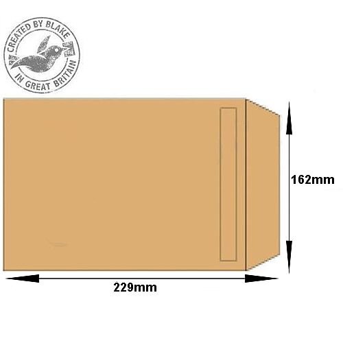 Purely Everyday Pocket P&S Manilla 115gsm C5 229x162mm (Pack of 500)