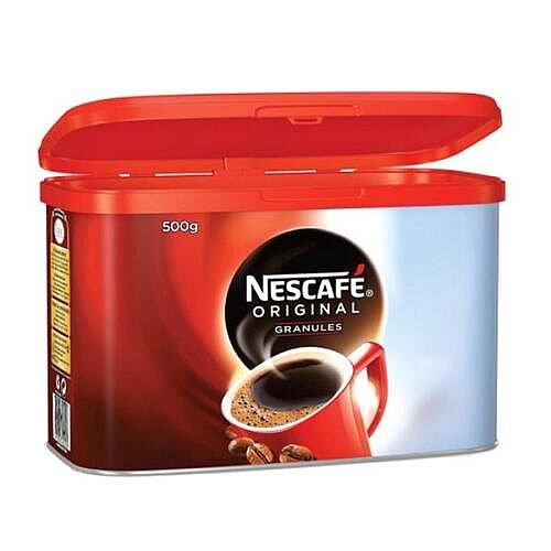 Nescafe Original Instant Coffee Granules Tin 500g Pack of 1 12295139