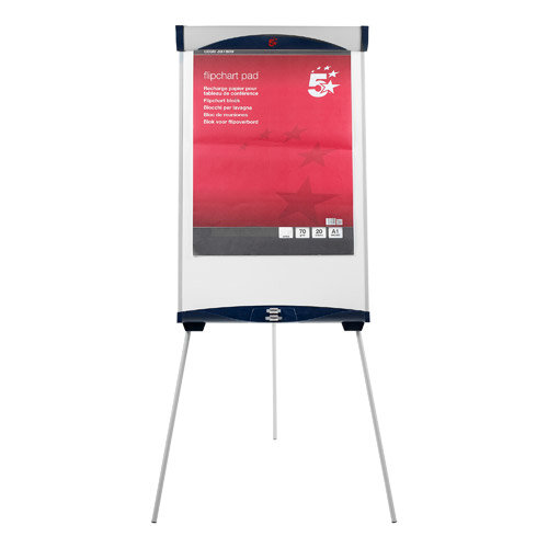 A1 Flipchart Pad Perforated 40 Sheets Plain 5 Star Additional Image 5