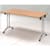 Folding Table Rectangular Chrome Legs 25mm Top W1500xD750xH725mm Beech Morph Fold