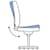 Relay Task Operator Office Chair Black Airmesh Back - Tilt Mechanism
