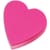 3M Post-it Die cut Cube Heart Pink 225 Sheets Pack of 12 2007H