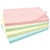 Sticky Notes Pastel Pad of 100 Sheets 76x127mm Assorted Pack 12 5 Star