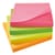 Sticky Notes Neon Pad of 100 Sheets 76x76mm Assorted Pack 12 5 Star