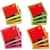 Sticky Notes Neon Pad of 100 Sheets 76x76mm Assorted Pack 12 5 Star