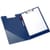 Foolscap Fold Over Clipboard Blue with Front Pocket 5 Star