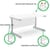 Features - Office Desk Rectangular Silver Cantilever Legs W1200xD800xH725mm White Ashford