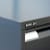 4 Drawer Steel Filing Cabinet Flush Front Black Bisley BS4E Label Holder