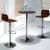 Astral Cafe Table - Beech H1045mm x Dia 600mm: Room View - Shown In Walnut