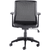 Back View Denali Mid-Back Ergonomic Office Posture Chair - Black