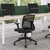 Chair at desk Denali Mid-Back Ergonomic Office Posture Chair - Black