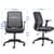 measurements Denali Mid-Back Ergonomic Office Posture Chair - Black