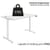 Weight tolerance - Core Electric Single Motor Height Adjustable Sit Stand Desk 1400 x 800 Arctic White Top and White frame 5 Year Warranty