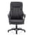 Stratford high back leather-look executive office chair front view with padded seat and armrests
