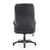 Rear view of Stratford high back office chair showcasing leather-look finish and backrest design