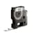 Angled view of label maker Dymo D1 Tape 45013 12mm x 7m Black on White S0720530