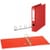 Esselte 4D-Ring Binder A4 40mm Red 82403