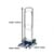 BT-HT90 Folding Sack Truck – 90kg Aluminium Trolley - Dimensions of Full Extended Trolley