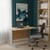 lifestyle Cantilever Office Desk Rectangular With Silver Cable Managed Leg W1200xD800xH725mm Beech Komo