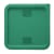 Hygiplas Square Food Storage Container Lid Green Large