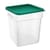 Hygiplas Square Food Storage Container Lid Green Large