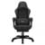 Front View - Huzaro Force 3.7 Carbon Black Ergonomic Gaming Chair with Footrest, Lumbar Cushion & Neck Pillow