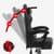 Back Recline Positions - Huzaro Force 3.7 Carbon Black Ergonomic Gaming Chair with Footrest, Lumbar Cushion & Neck Pillow