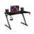 HUZARO HERO 2.5 RGB LED GAMING DESK - LED Lighting - Headphone & Cup Holders - Cable Ports with Monitor & Speakers on Desk Top