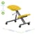 Measurements - Ergonomic Posture Kneeling Chair Stool On Castors Seat Height Adjustment Black Frame & Senna Yellow Fabric Seat