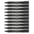 Q-Connect Permanent Marker Bullet Tip Black Pack 10