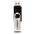Q-Connect 16GB Silver/Black USB 2.0 Swivel Memory Stick KF41513