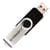 Q-Connect 16GB Silver/Black USB 2.0 Swivel Memory Stick KF41513