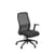Angled right view NV Ergonomic Posture Office Chair with Contoured Mesh Back - Adjustable Lumbar Support -Seat slide - Black - Ideal for Office or Home Use