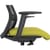 NV Ergonomic Posture Office Chair - Contoured Breathable Mesh Back - Adjustable Lumbar Support - Black Frame - Green Seat - Close Up Side View