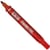 Pentel N50 Permanent Marker Red Bullet Tip Pack 12