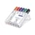 Staedtler Lumocolor 351 Drywipe Whiteboard Markers Assorted Pack of 6 351 WP6
