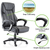 Features of Stratford Chair - Deep Cushioning, Contoured Padded Armrests, Height-Adjusting Lever, High Back