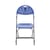 Titan Linking Fan Back Folding Chair Blue