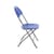 Titan Linking Fan Back Folding Chair Blue