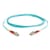 C2G LC-LC 10Gb 50/125 OM3 Duplex Multimode PVC Fiber Optic Cable (LSZH) - Network cable - LC multi-mode (M) to LC multi-mode (M) - 30 m - fibre optic - 50 / 125 micron - OM3 - halogen-free - aqua