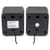 Manhattan 2600 Series Speaker System, Small Size, Big Sound, Two Speakers, Stereo, USB power, Output: 2x 3W, 3.5mm plug for sound, In-Line volume control, Cable 0.9m, Black, Three Year Warranty, Box