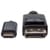Manhattan USB-C to DisplayPort Cable, 4K@60Hz, 1m, Male to Male, Black, Equivalent to CDP2DP1MBD, Three Year Warranty, Polybag