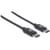 Manhattan USB-C to USB-C Cable, 2m, Male to Male, Black, 480 Mbps (USB 2.0), 3A, Equivalent to USB2CC2M, Hi-Speed USB, Lifetime Warranty, Polybag