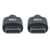 Manhattan USB-C to USB-C Cable, 2m, Male to Male, Black, 480 Mbps (USB 2.0), 3A, Equivalent to USB2CC2M, Hi-Speed USB, Lifetime Warranty, Polybag